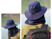 Sun Hat Wide Brim Bucket Outdoor Fishing Hiking Cap UV Protection by dealonline.co.nz