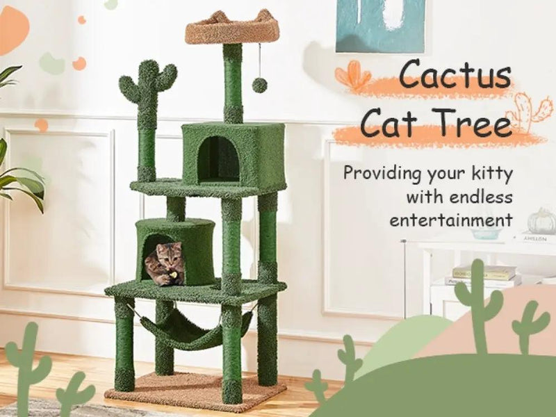 Cactus Cat Tree by Yaheetech