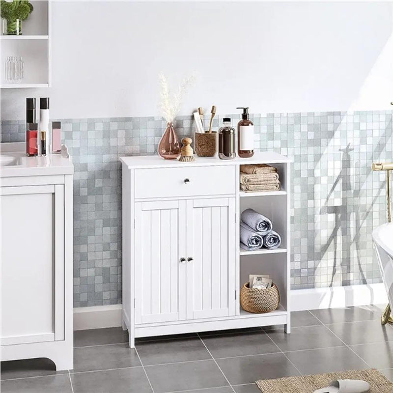 Large Bathroom Floor Cabinet by Yaheetech