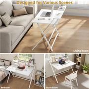 Foldable Computer Desk by Yaheetech