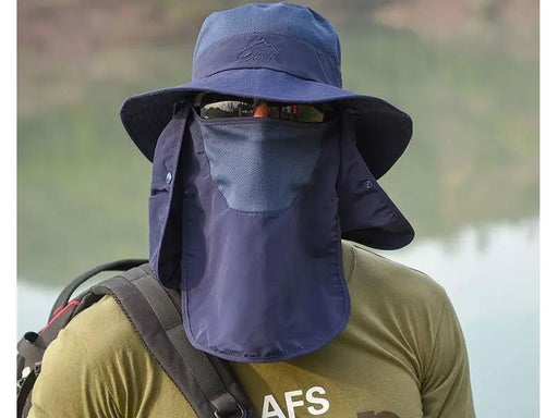 Sun Hat Wide Brim Bucket Outdoor Fishing Hiking Cap UV Protection by dealonline.co.nz