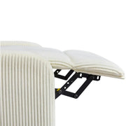 Recliner Chair Corduroy Recliner Sofa Adjustable Modern Single Reclining Chair by Yaheetech