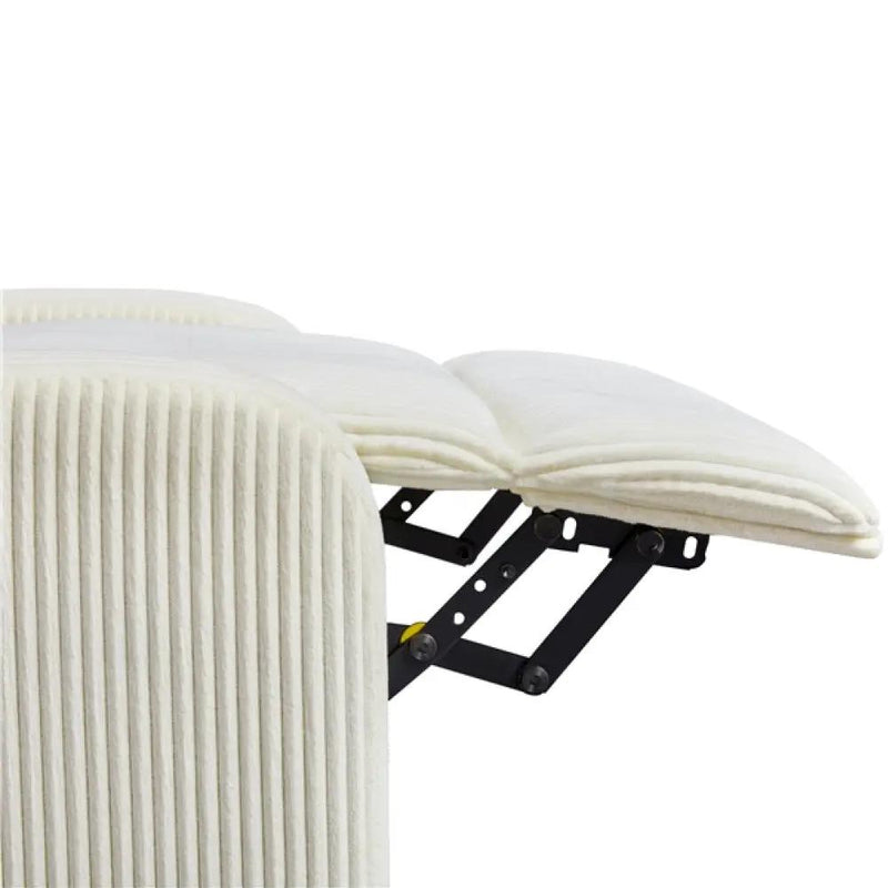 Recliner Chair Corduroy Recliner Sofa Adjustable Modern Single Reclining Chair by Yaheetech