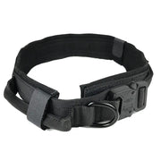 Tactical Dog Collar Adjustable Military Training Nylon Dog Collar Metal Buckle by dealonline.co.nz