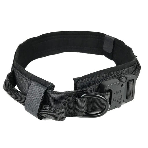 Tactical Dog Collar Adjustable Military Training Nylon Dog Collar Metal Buckle by dealonline.co.nz