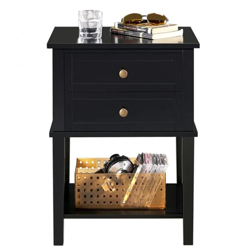2pcs Nightstand Side Table End Table by Yaheetech