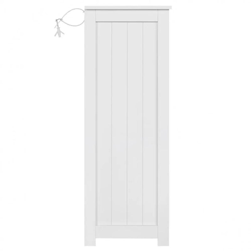 Bathroom Floor Cabinet Wooden Side Storage Organizer by Yaheetech