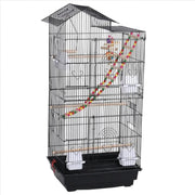 Metal Parrot Cage Bird cage w/Swing & Ladder by Yaheetech