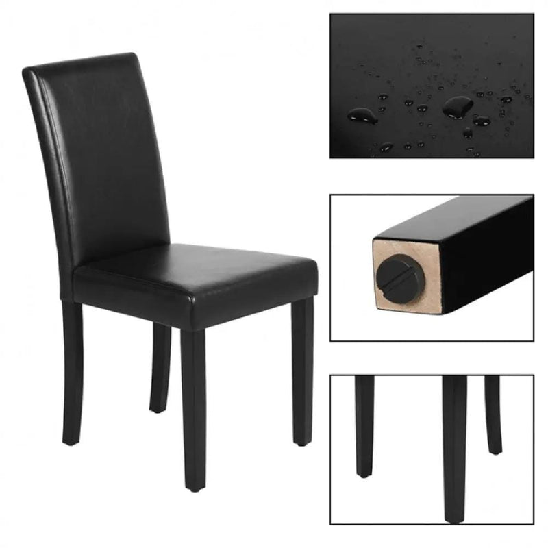 Yaheetech 4pcs Dining Room Chairs 4pcs Dining Room Chairs
