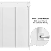 Wooden Bathroom Floor Cabinet Side Storage Organizer Cabinet by Yaheetech