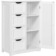 Large Wooden Bathroom Floor Cabinet by Yaheetech