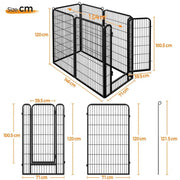 120cm Tall Dog Playpen Panels by Yaheetech