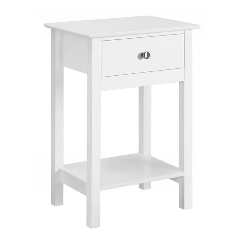 Bedside End Table Storage Cabinet Night Stand with Drawer by Yaheetech