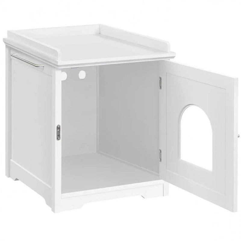 Indoor Cat Litter Box Cat Loo Cabinet by Yaheetech
