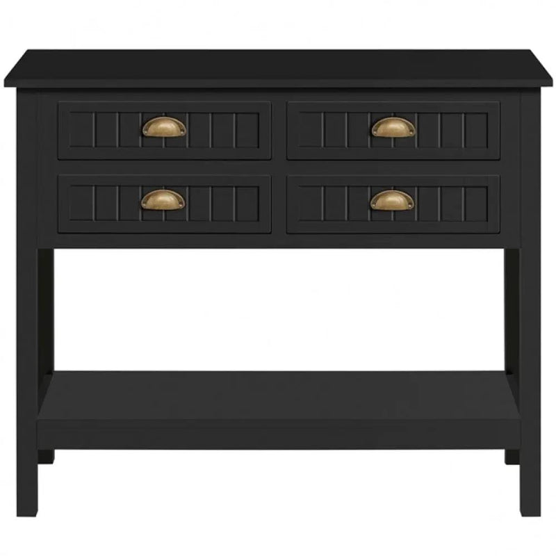 4-Drawer Console Table Hall Table by Yaheetech