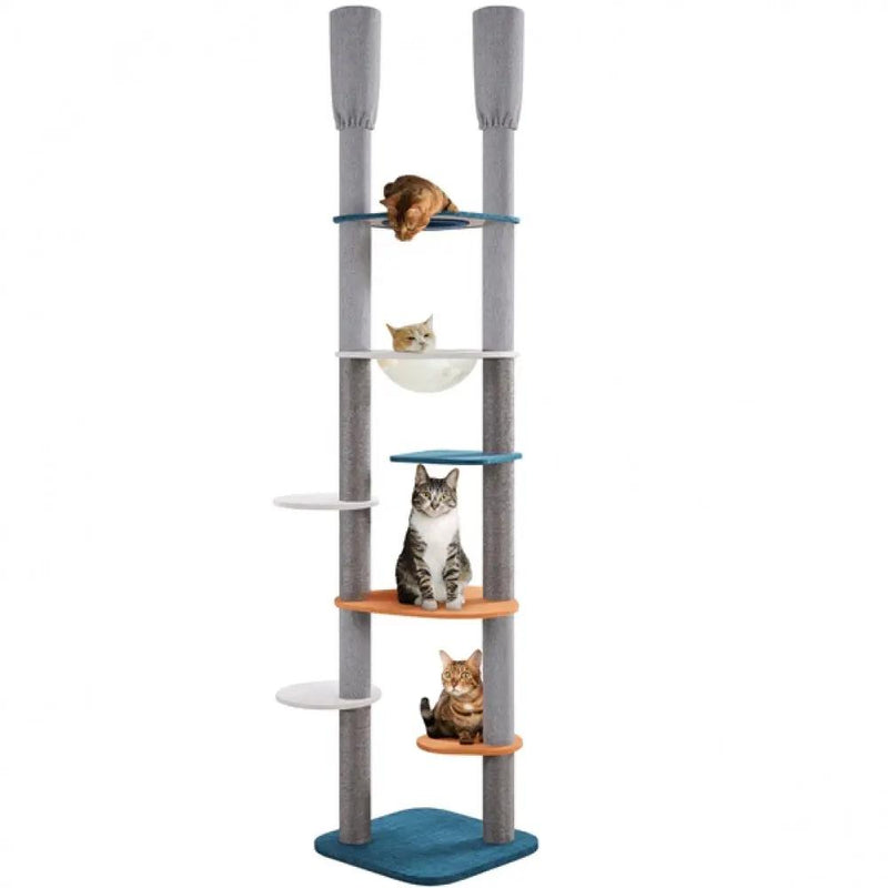 8-8.6FT Floor-to-Ceiling Cat Tree by Yaheetech
