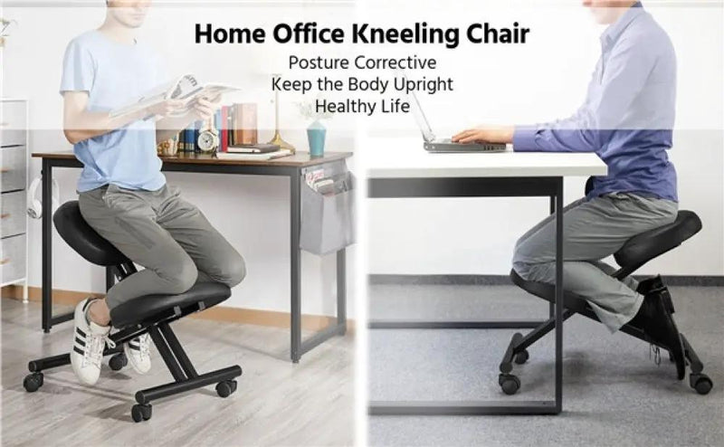 Ergonomic Kneeling Chair Adjustable Knee Stool for Home Office by Yaheetech