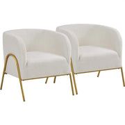 2pcs Contemporary Accent Armchair by Yaheetech