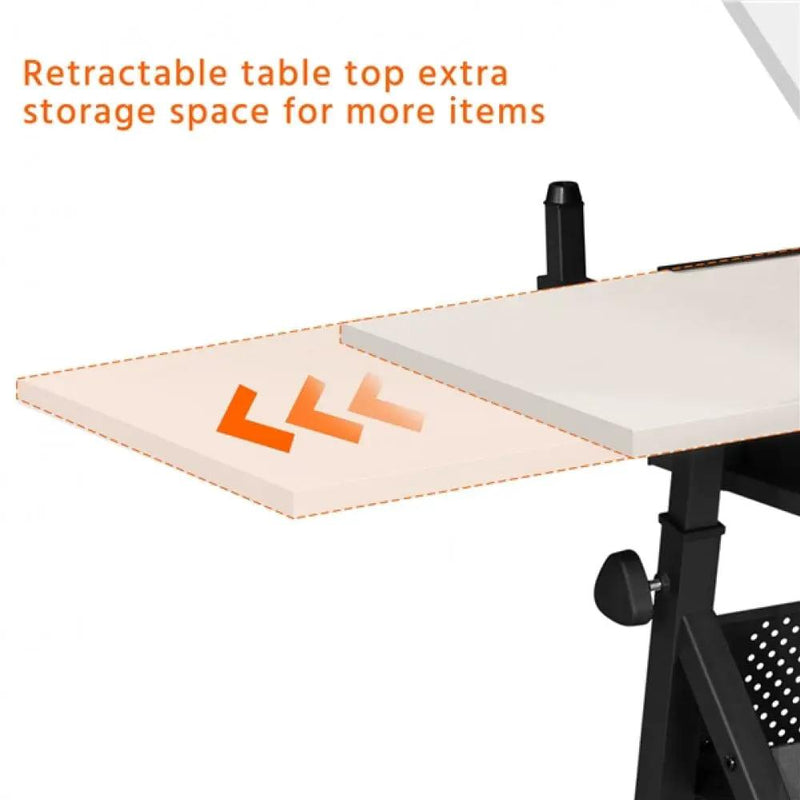 Drawing Table And Stool Set All-in-One Drawing Table by Yaheetech