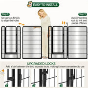 16pcs Dog pen Panels 120cm Height by Yaheetech
