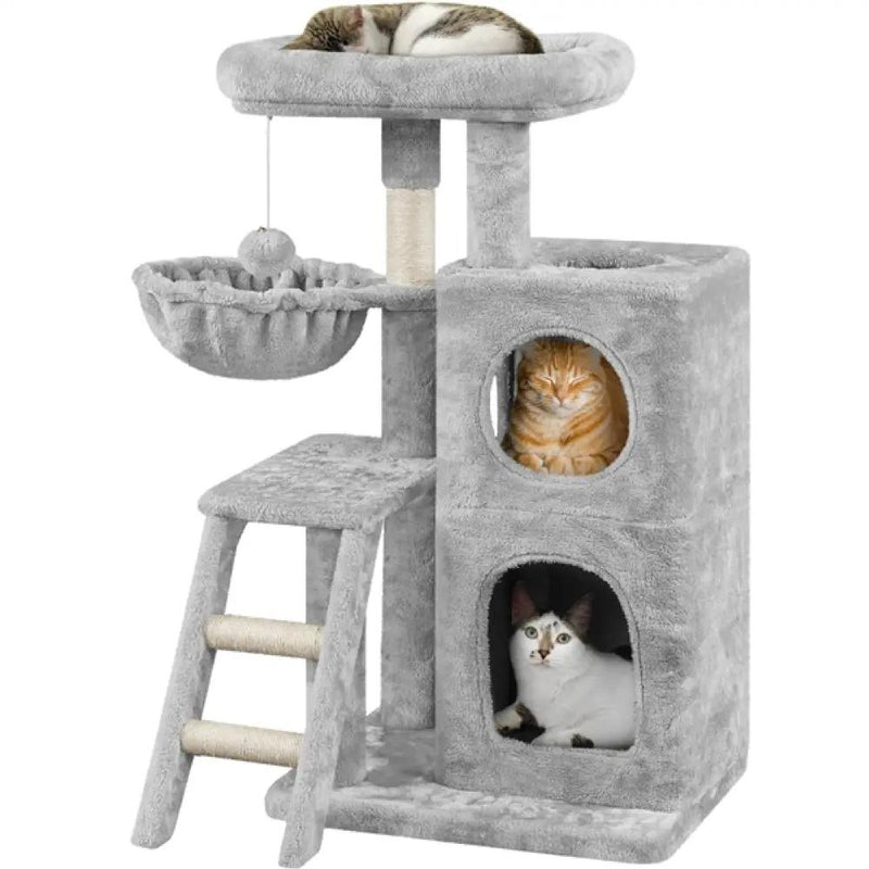 Cat Tree Cat Tower Scratching Pole by Yaheetech