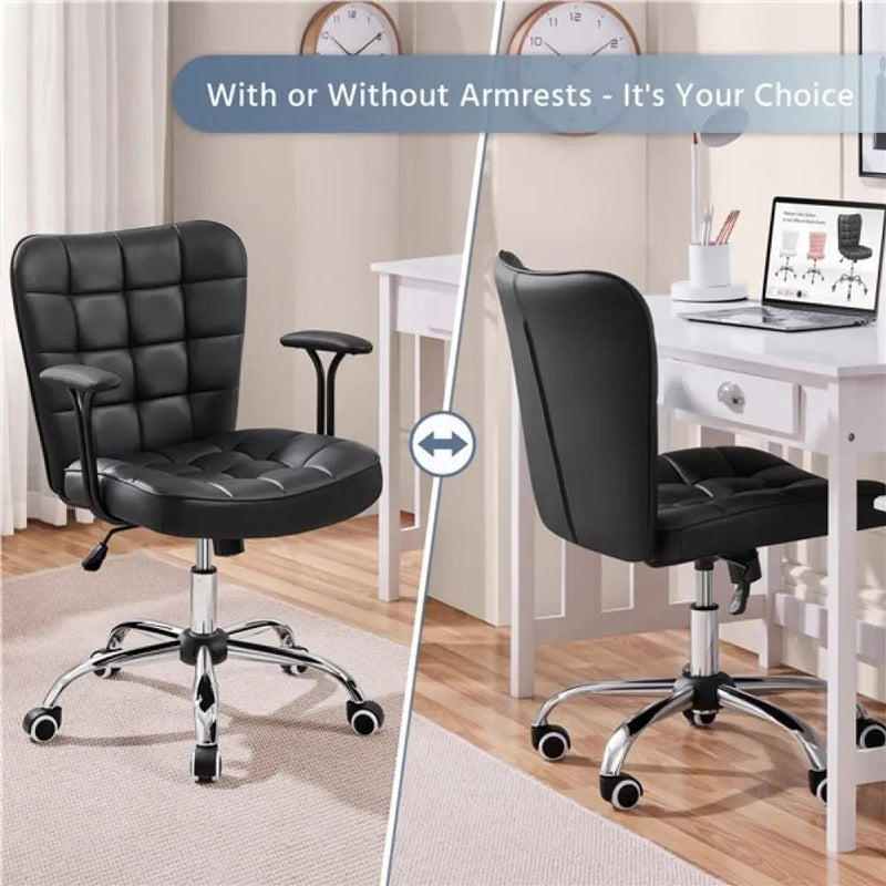 PU Leather Office Chair Computer Chair by Yaheetech