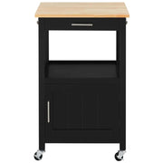 Rolling Kitchen Cart Kitchen Trolley for Dining Room by Yaheetech