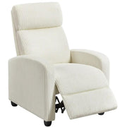 Yaheetech Recliner Chair Corduroy Recliner Sofa Adjustable Modern Single Reclining Chair Recliner Chair Corduroy Recliner Sofa Adjustable Modern Single Reclining Chair