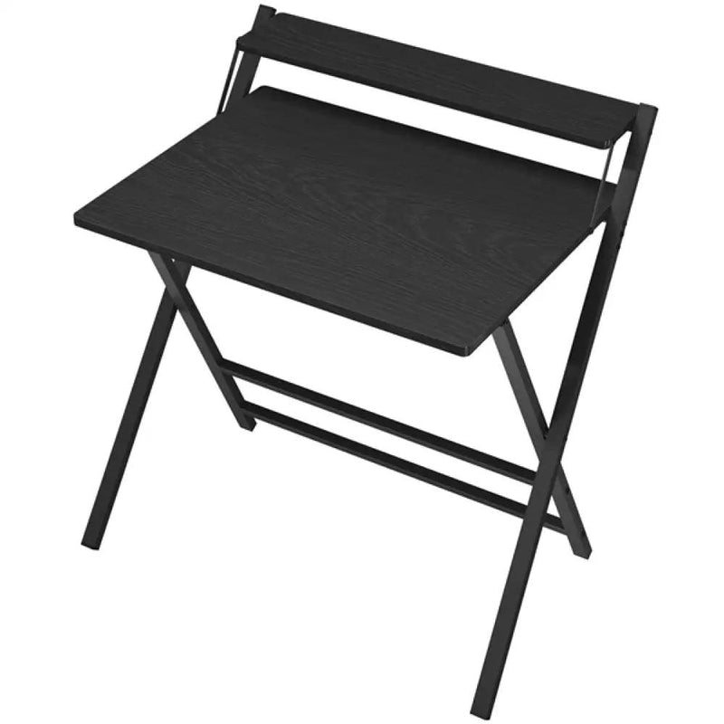 2-Tier Foldable Computer Desk w/ Monitor Shelf by Yaheetech