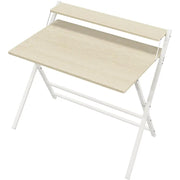 2-Tier Foldable Computer Desk w/ Monitor Shelf by Yaheetech
