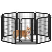 8 Panels Dog Playpen Dog Pen by Yaheetech