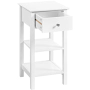 2PCS Narrow Bedside Table Nightstand by Yaheetech