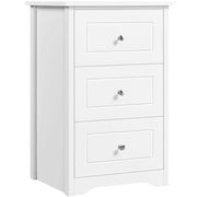 End Table Classic Side Table Storage by Yaheetech