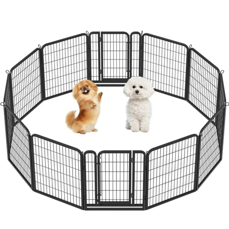 12 Panels Dog Playpen Pet Pen by Yaheetech