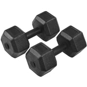 2x6kg Hexagon Dumbbells Set by Yaheetech