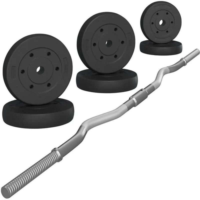 Barbell Weight Set 30kg by Yaheetech
