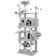 Yaheetech Yaheetech Large Multi Level Cat Tree Tower With Cavern And Platforms Yaheetech Large Multi Level Cat Tree Tower With Cavern