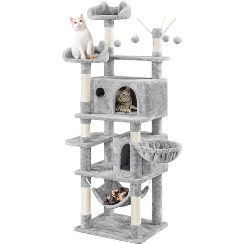 Yaheetech Yaheetech Large Multi Level Cat Tree Tower With Cavern And Platforms Yaheetech Large Multi Level Cat Tree Tower With Cavern