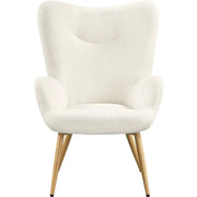 Boucle Accent Chair Armchair by Yaheetech