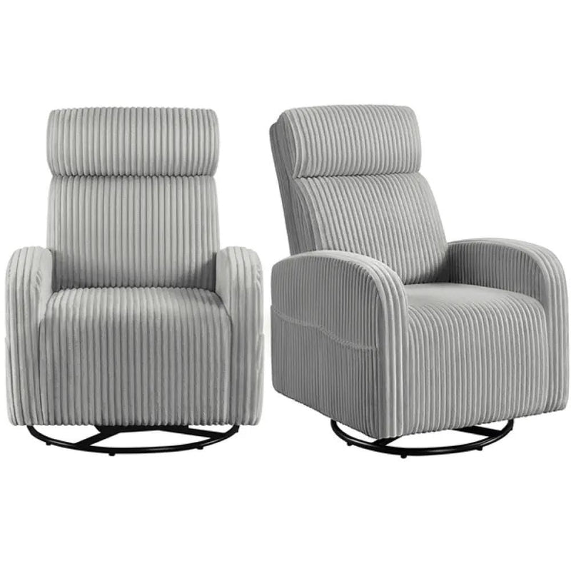 360-Degree Swiveling Nursing Glider Chair Rocking Chair by Yaheetech