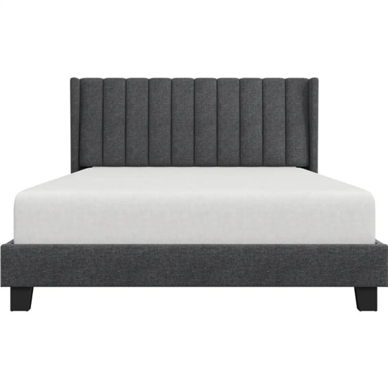 Queen Size Upholstered Bed Frame by Yaheetech