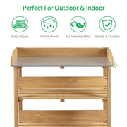 Outdoor Potting Bench by Yaheetech