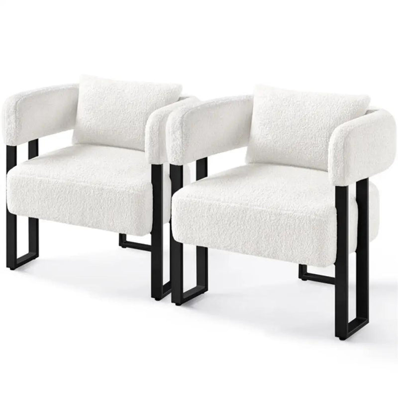 2pcs Accent Chair Armchair by Yaheetech