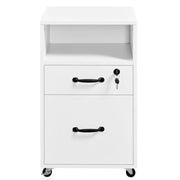 Brand New 2 Drawer Side Table End Table File Cabinet by Yaheetech