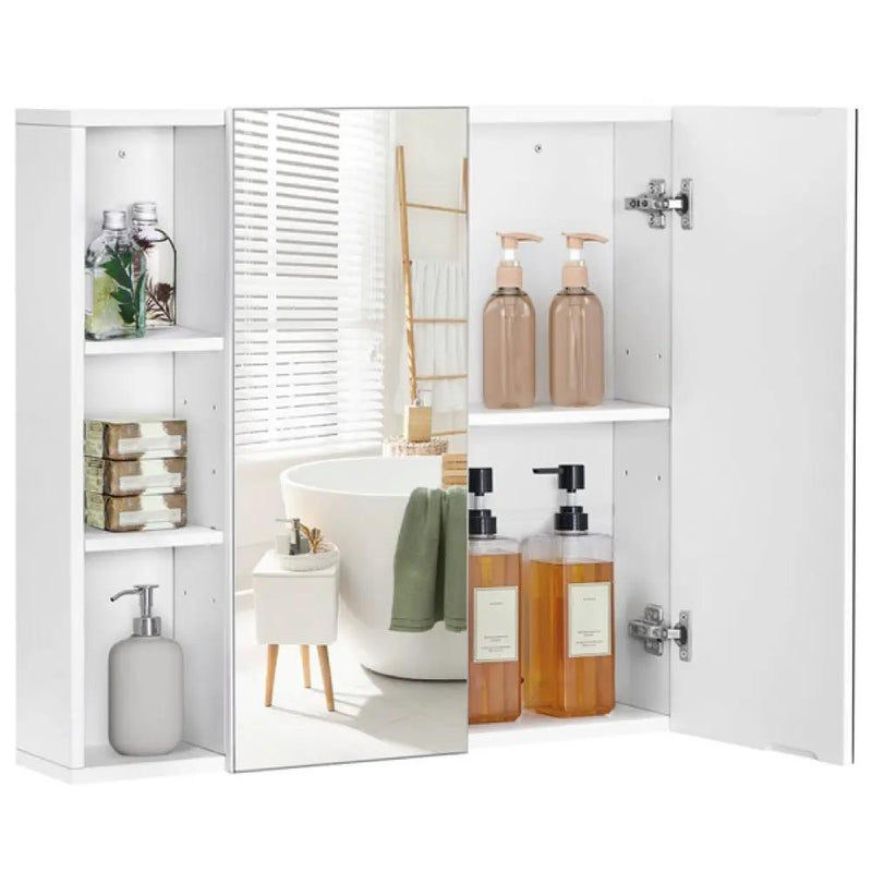 Bathroom Wall Cabinet with Mirror by Yaheetech