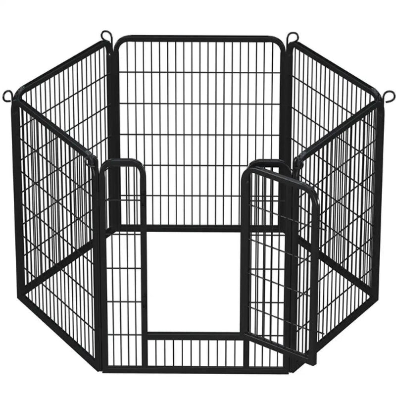 Foldable Metal Pet Playpen by Yaheetech