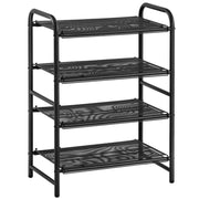 4-Tier Expandable Iron Shoe Rack by Yaheetech