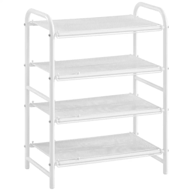 4 Tier Iron Shoe Rack Organiser by Yaheetech