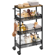 4-Tier Storage Trolley Kitchen Trolley by Yaheetech