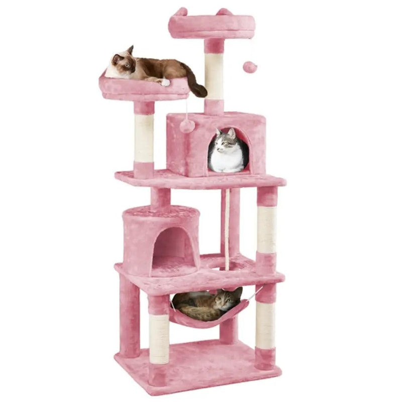 Multi Level Cat Tree Cat Tower Kitten Condo by Yaheetech